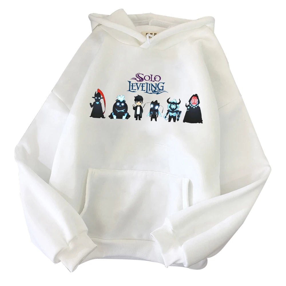 Solo Leveling Hoodie | Harajuku style hoodie inspired by the anime Solo Leveling. Comfortable and fashionable, ideal as a gift for fans