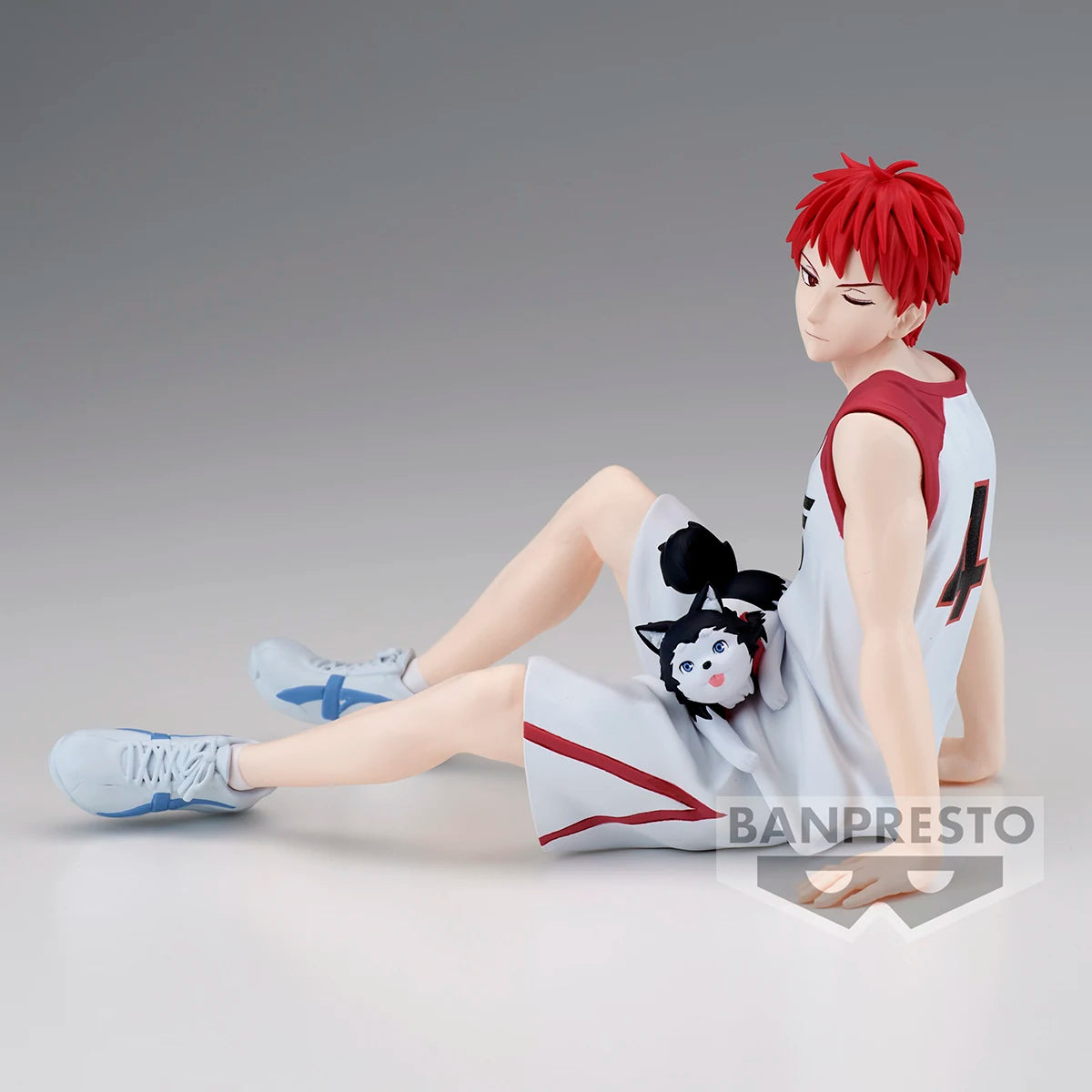 Figurines BANDAI BANPRESTO Kuroko's Basketball LAST GAME | Figurines d'anime de Kuroko, Kagami, Aomine, Akashi, Murasakibara, Kise et Midorima en position décontractée avec le chiot Kuro Junior. Idéal pour les fans et collectionneurs