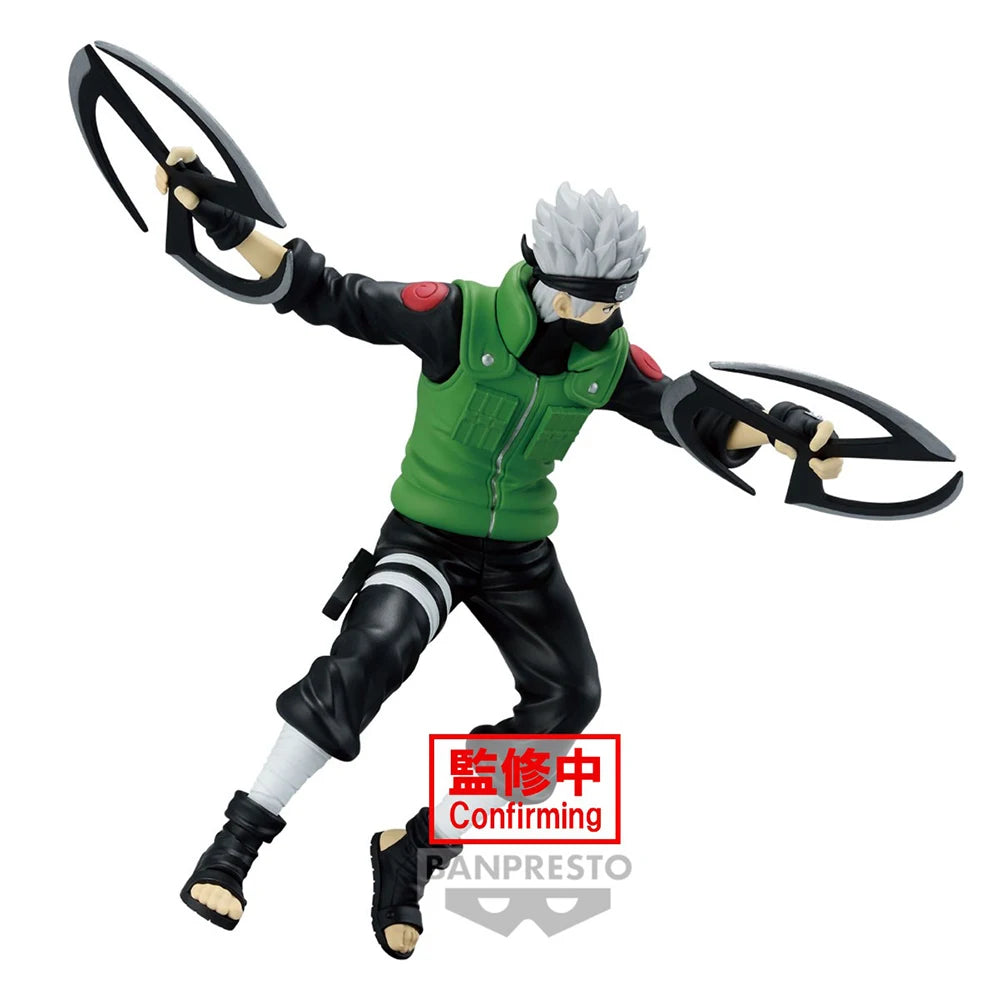 13cm Figurine Originale Bandai Banpresto | Modèle en PVC de Kakashi Hatake. Idéal pour la décoration de bureau ou comme cadeau pour les enfants et les fans d'anime