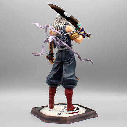 32cm Demon Slayer Figure | Action figure representing Uzui Tengen, the Pillar of Sound in Demon Slayer. Perfect for collections and as a desktop decoration, this detailed statue is a great birthday gift for anime fans. 