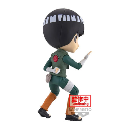 14cm Bandai Banpresto Q Posket | Figurine d'action kawaii de Rock Lee, modèle de collection. Idéale comme décoration de bureau ou cadeau pour enfants et fans d'anime