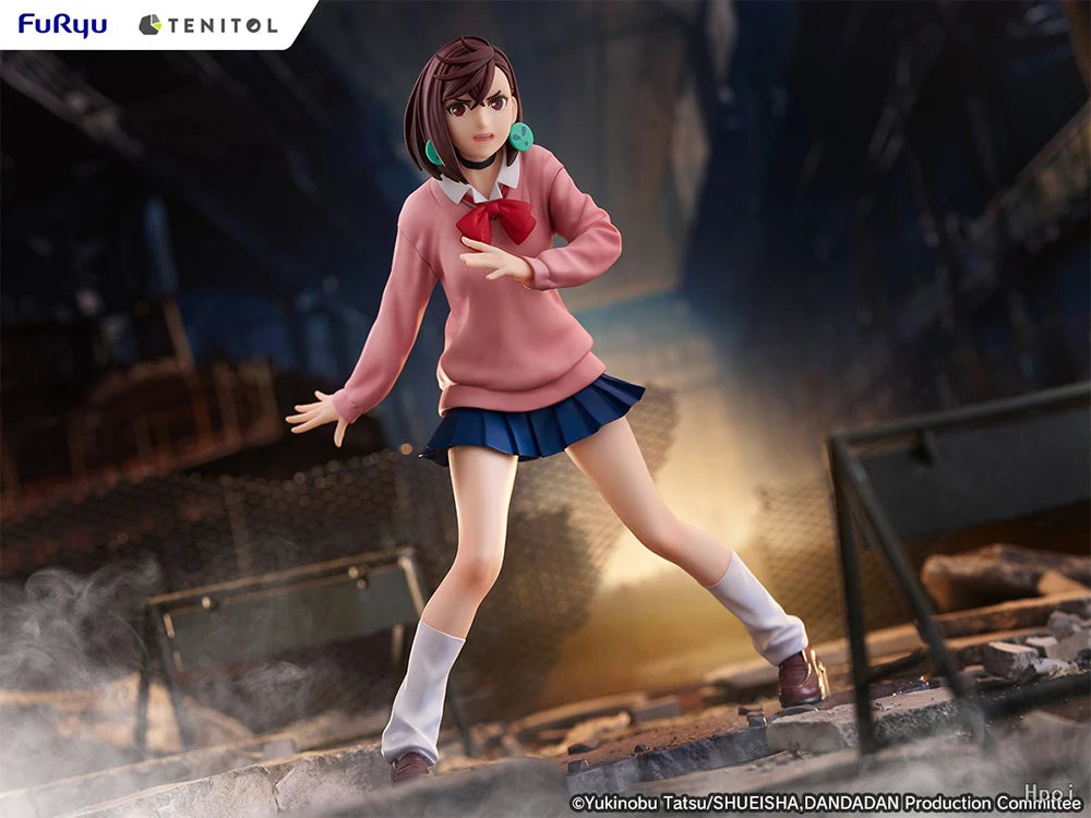 Figura FuRyu 19cm TENITOL DAN DA DAN | Figura oficial de PVC que representa a Ayase Momo de Dan Da Dan. Un modelo coleccionable ideal para los fanáticos del anime.