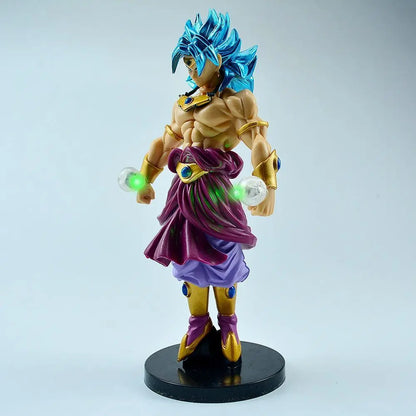 Figura Dragon Ball de 20cm | Figura Broly con iluminación LED integrada. ¡Este modelo de coleccionista es ideal para coleccionistas y fanáticos de Dragon Ball Z! 