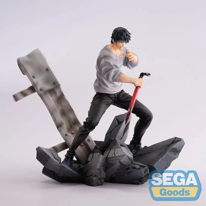 24cm Figurine SEGA Jujutsu Kaisen | Figurine en PVC de Toji Fushiguro en pleine action, un modèle détaillé pour les collectionneurs. Idéal comme cadeau pour les fans de l'anime et les enfants