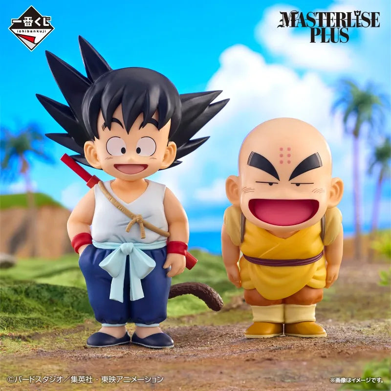 In Stock Original Bandai Dragon Ball Ichiban Kuji Son Goku Bulma Yamcha Chichi Master Roshi Collectible Anime Figures Model Toys