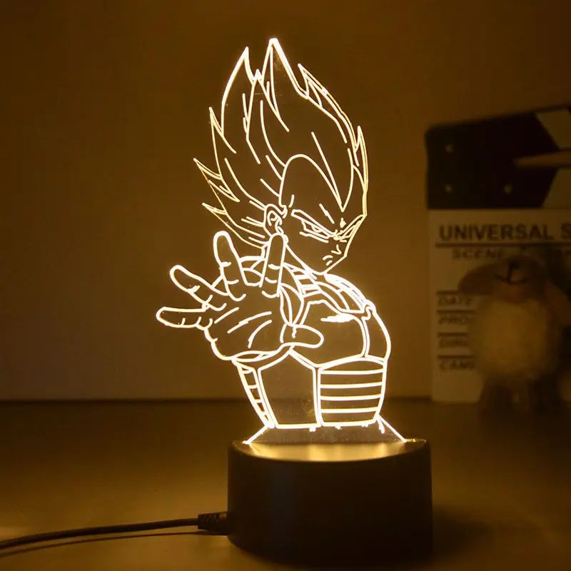 Lampe de Table LED Dragon Ball | Illuminez vos soirées avec cette lampe de table LED Dragon Ball. Avec un effet 3D saisissant, cette lampe est parfaite comme décoration de chambre et fait un excellent cadeau pour les fans de Dragon Ball