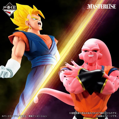 In Stock Bandai Dragon Ball Ichiban KUJI Vegetto Majin Buu Burdock Battle Highlights Anime Figure Collectible Model Toys Gifts