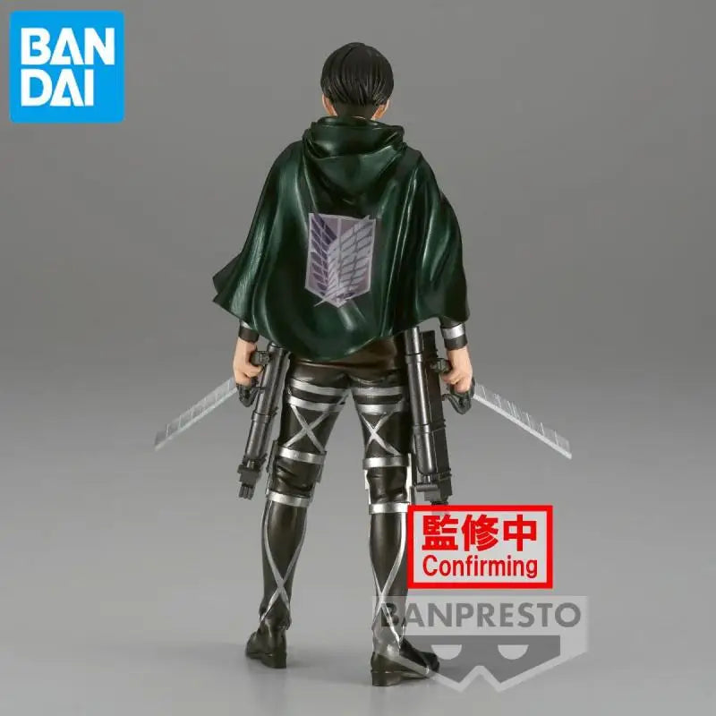 Figurine Bandai Attack on Titan | Figurine officielle Banpresto de Levi Ackerman pour les fans de l’anime Attack on Titan. Ce modèle de collection authentique Bandai est parfait pour enrichir une collection ou offrir en cadeau