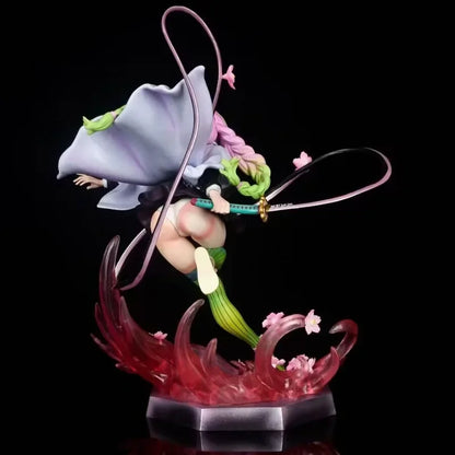 Figurines Demon Slayer | Figurines représentant Zenitsu, Kanroji, Akaza, Shinobu, Muichiro,  Kyojuro et Kokushibo. Parfaites pour décorer un bureau ou une étagère, ces figurines détaillées sont idéales pour les fans de Demon Slayer