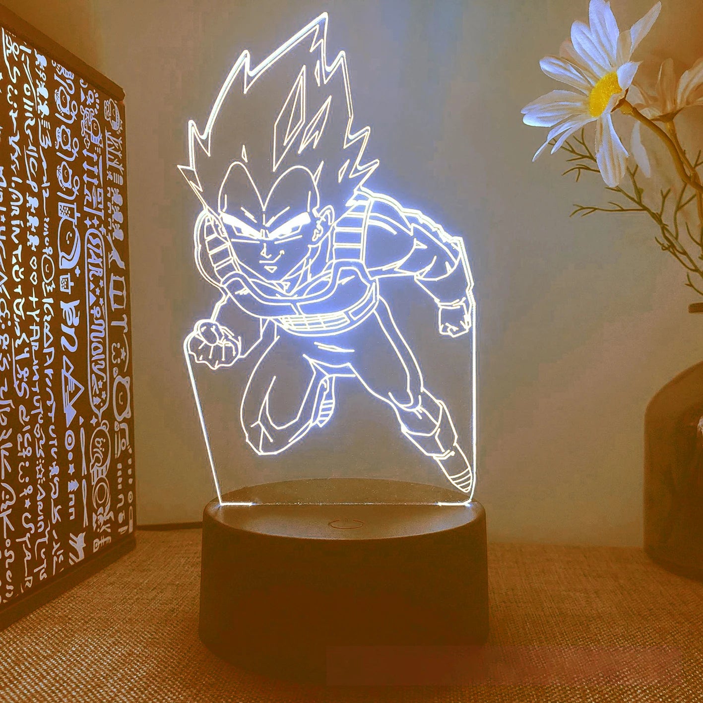 Lampe de Table LED Dragon Ball | Illuminez vos soirées avec cette lampe de table LED Dragon Ball. Avec un effet 3D saisissant, cette lampe est parfaite comme décoration de chambre et fait un excellent cadeau pour les fans de Dragon Ball