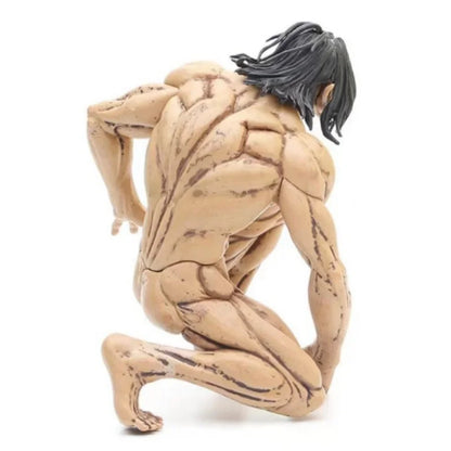 Figure d'action Attack on Titan | Figurine d'action d'Eren Jaeger en version Titan Assaillant. Parfait pour les enfants et les fans de la série, ce modèle est idéal comme cadeau