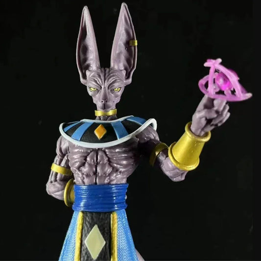 30cm Dragon Ball Figure | Beerus: Model of the God of Destruction Beerus. A great addition to any Dragon Ball Super collection, perfect for fans 