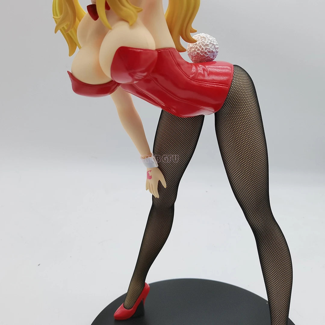 38cm Figurine Fairy Tail | Figurine en PVC de Lucy Heartfilia dans une tenue de bunny. Cette figurine détaillée offre un design de qualité supérieure. Un modèle de collection parfait pour les fans