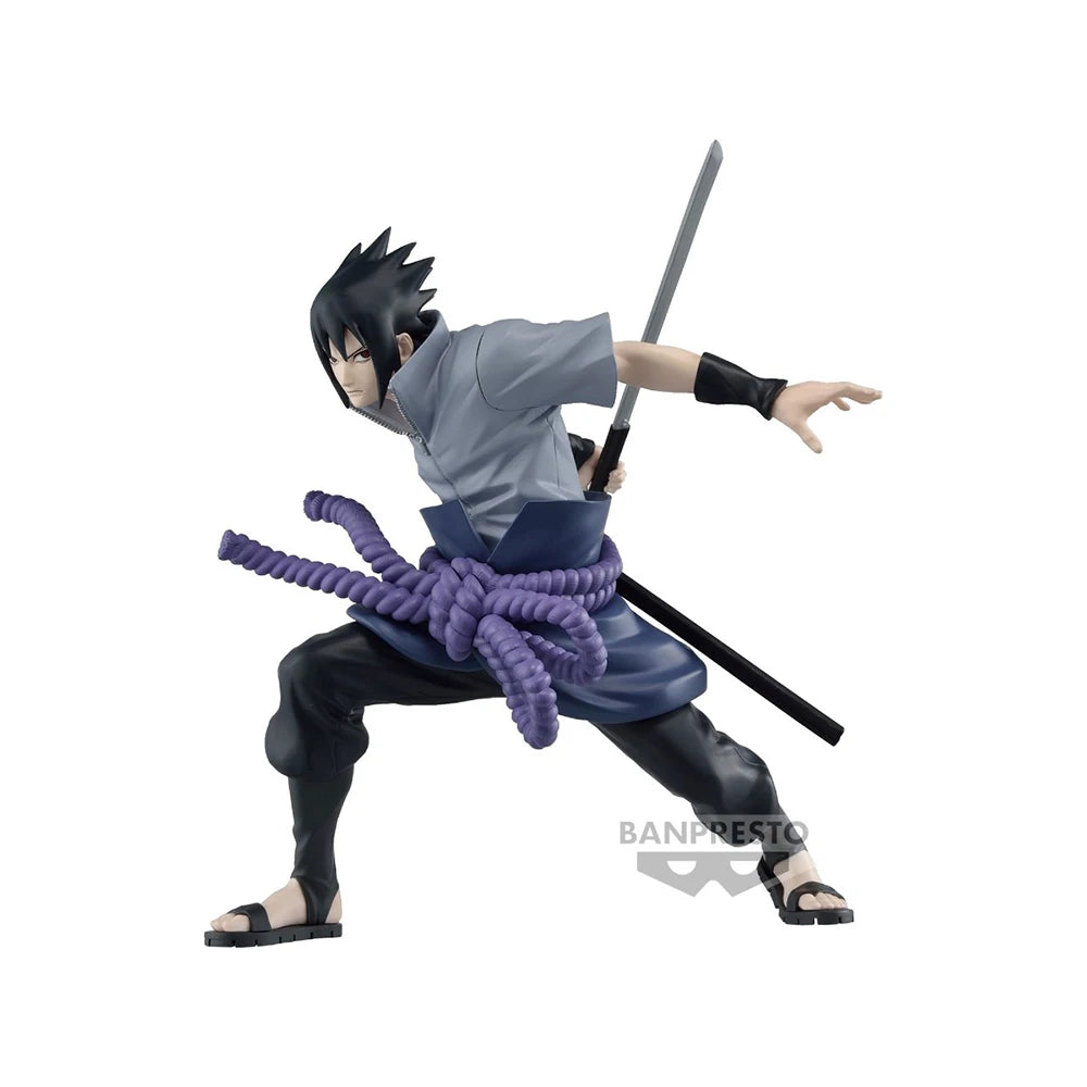 13cm Figurine Originale Bandai Banpresto (édition Vibration Stars) | Modèle en PVC de Sasuke Uchiha. Figurine d'action de collection parfaite pour les fans d'anime et un excellent cadeau pour les enfants