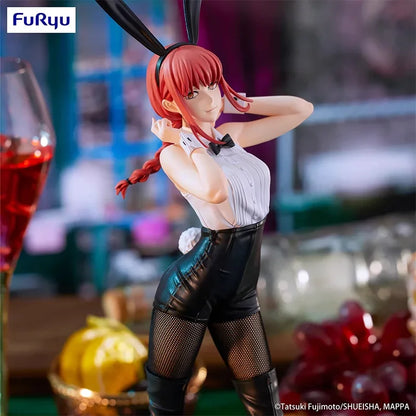 25cm Figurine d'action FuRyu (édition BiCute Bunnies) Chainsaw Man | Modèle de collection en boîte de Makime en tenue cute bunny, parfaite comme cadeau ou objet décoratif pour les fans de l'anime