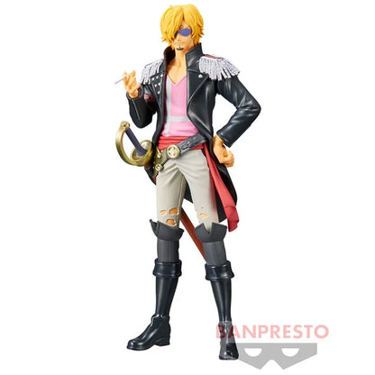 Figuras DXF oficiales de BANDAI One Piece de 18 cm | Modelos detallados de PVC de personajes icónicos de One Piece: Roronoa Zoro, Sanji Vinsmoke, Uta y Red Shanks (RED Film Version). Ideal para aficionados y coleccionistas.