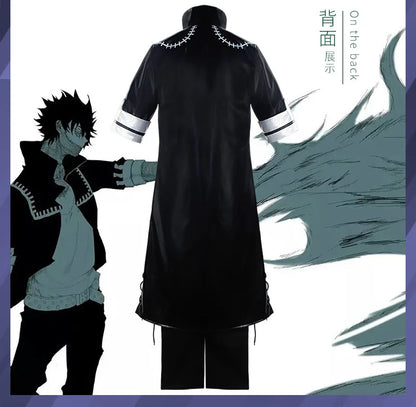 Adoptez le look de Toya Todoroki, l'un des vilains les plus redoutables de My Hero Academia, avec ce costume de cosplay qui comprend un manteau noir, une chemise, et des pantalons. Parfait pour les conventions, Halloween ou des événements à thème