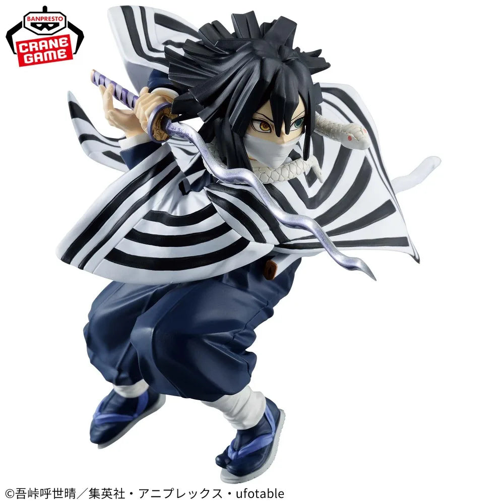 Figura BANPRESTO Demon Slayer de 11 cm | Figura de PVC que representa a Iguro Obanai, edición Vibration Stars. Un modelo coleccionable, ideal para fans del anime y como regalo.