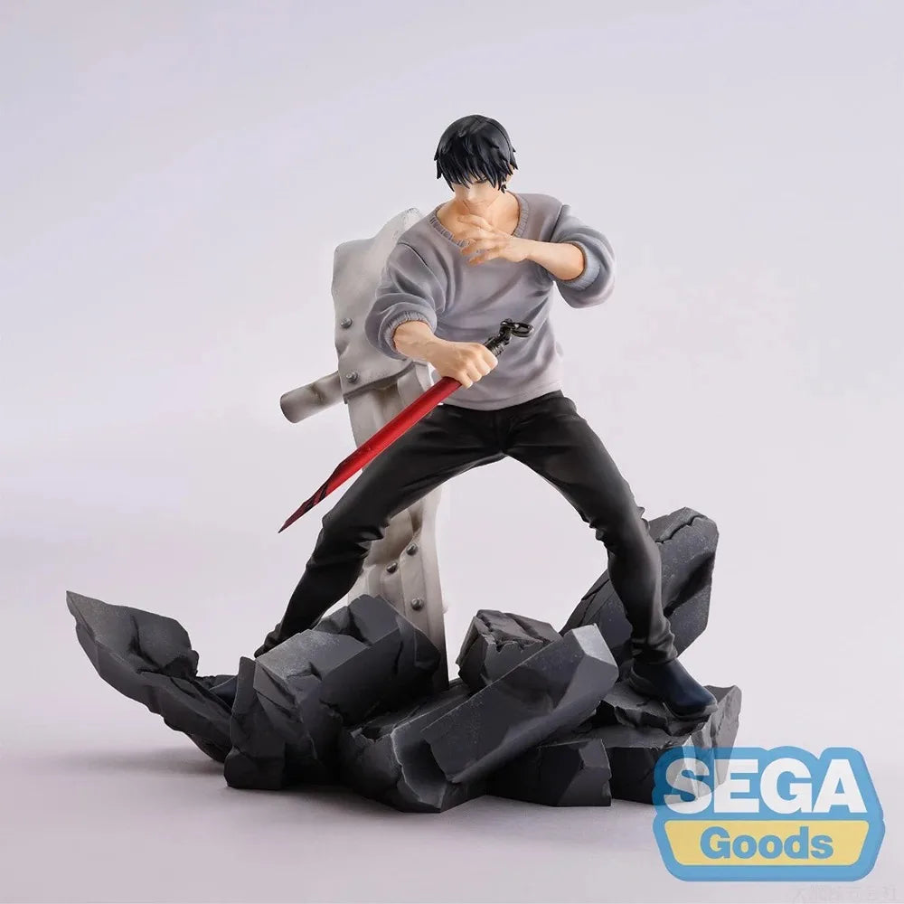 24cm Figurine SEGA Jujutsu Kaisen | Figurine en PVC de Toji Fushiguro en pleine action, un modèle détaillé pour les collectionneurs. Idéal comme cadeau pour les fans de l'anime et les enfants