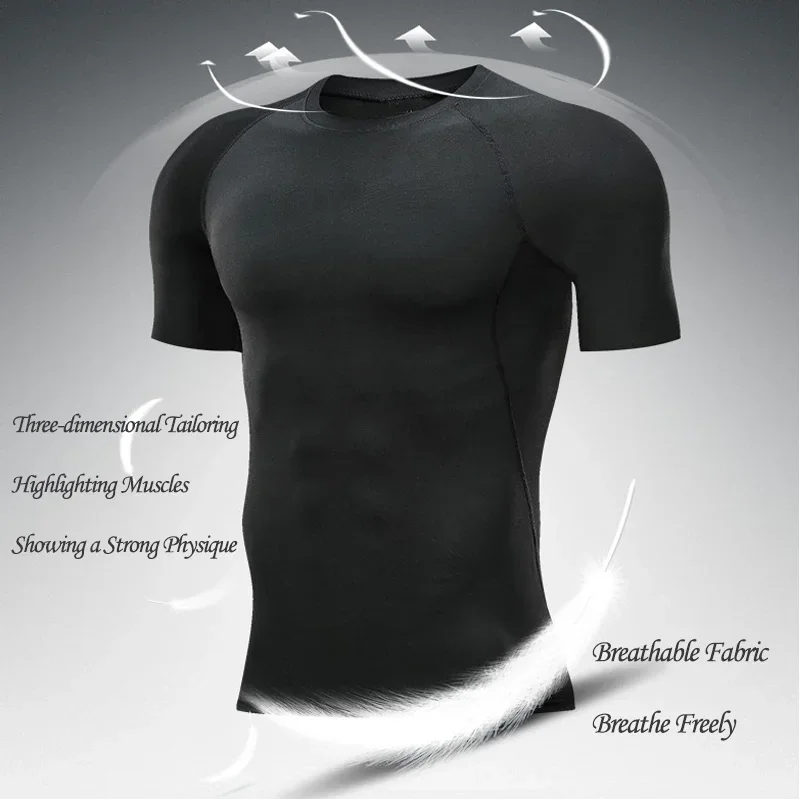 T-shirt de compression Berserk pour homme | Imprimé 3D du symbole de Berserk, maillot respirant à séchage rapide, parfait pour le sport et le fitness