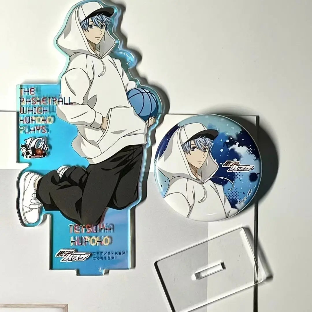 Figura acrílica Kuroko Tetsuya | Standee inspirado en Kuroko no Basket. Perfecto para decoración de escritorio, colección de artículos de anime o como regalo para un amigo fan.