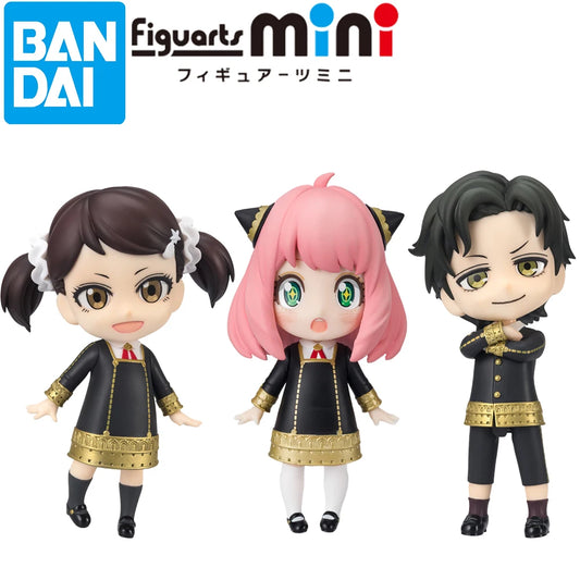 Figuras Figuarts Mini SPY × FAMILIAR | Figuras Figuarts Mini edición especial Spy x Family, que representan a Damian, Becky y Anya en versiones kawaii. Estas figuras de alta calidad son perfectas para coleccionistas y fanáticos del anime. 