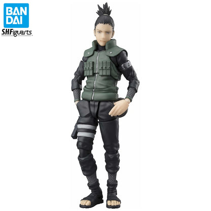 Figura Bandai SHFiguarts de 15 cm (Edición Brillante Estratega) | Figura de acción original de Shikamaru Nara. Raro modelo coleccionable del anime, ideal para fans y coleccionistas.