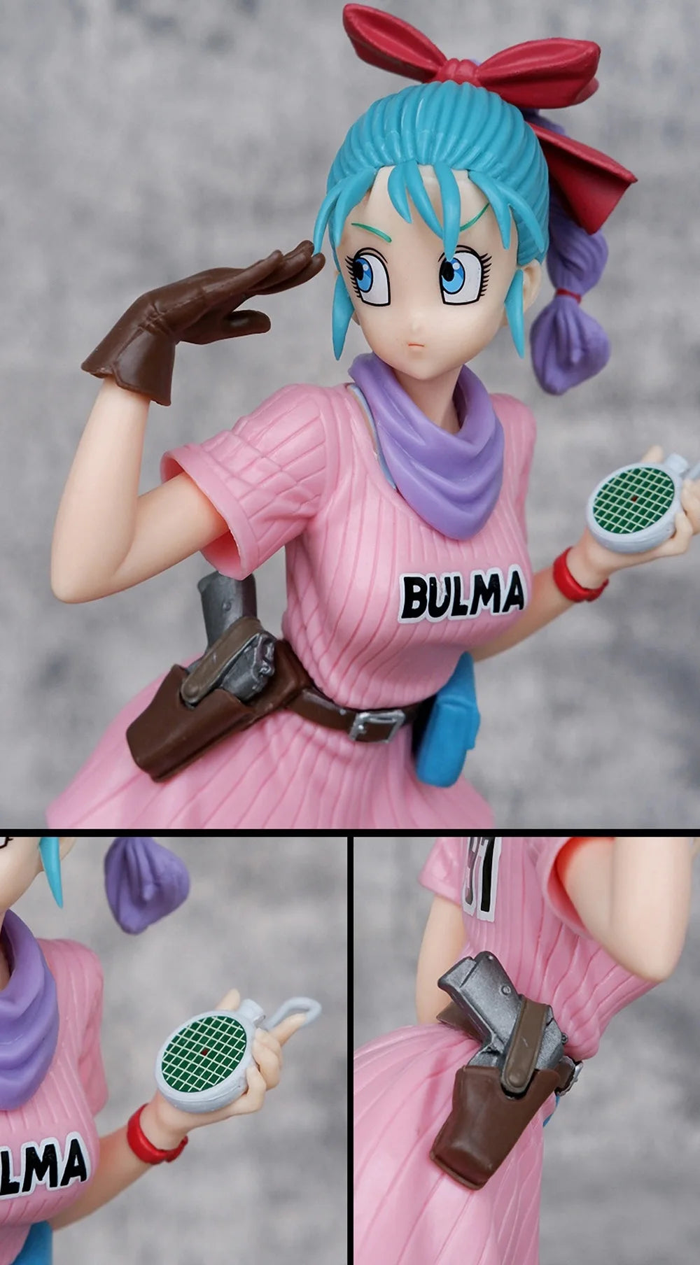 Figura Dragon Ball 25cm | Figura Bulma llena de encanto, ideal para coleccionistas. ¡Un regalo perfecto para los fans de Dragon Ball Z! 