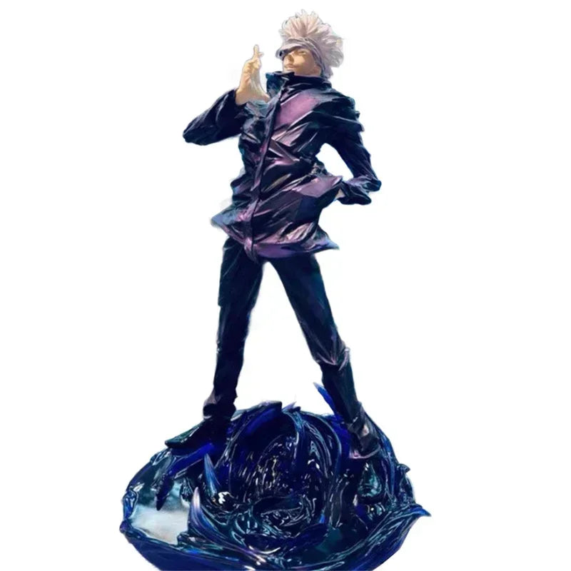 25cm Figurine Jujutsu Kaisen | Figurine de Gojo Satoru en action. Un modèle de collection parfait pour les fans de Jujutsu Kaisen. Avec des détails impressionnants, c’est un excellent choix pour décorer ou offrir en cadeau