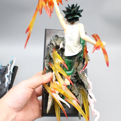 Figura Cazador x Cazador de 18 cm | Figura representativa de Killua Zoldyck y Gon Freecss, perfecta para coleccionistas y fans. Una gran opción como decoración o regalo de cumpleaños para los entusiastas del anime. 