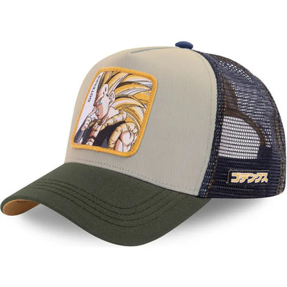 Casquette ajustable Dragon Ball haute qualité avec personnages broder, style baseball, ajustable, parfaite pour hommes et femmes. Idéale pour un look décontracté et comme cadeau