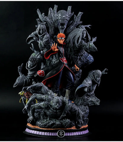 Figura Naruto de 27cm | Figura detallada de Pain, miembro de Akatsuki. Perfecto para fans y coleccionistas de Naruto. Una adición única a cualquier colección o decoración del hogar. 