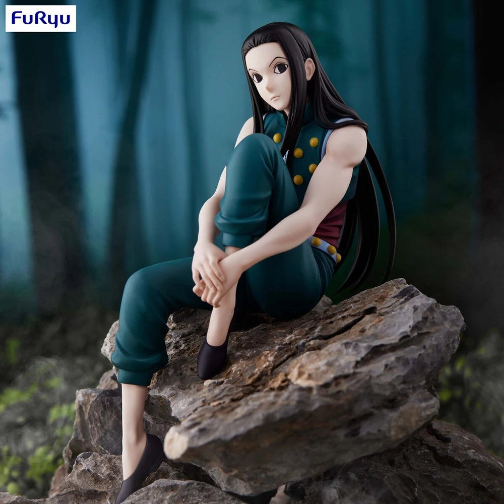 15cm Figurine originale Furyu Hunter x Hunter | Modèle de collection représentant Illumi Zoldyck, cadeau parfait pour les fans et collectionneurs