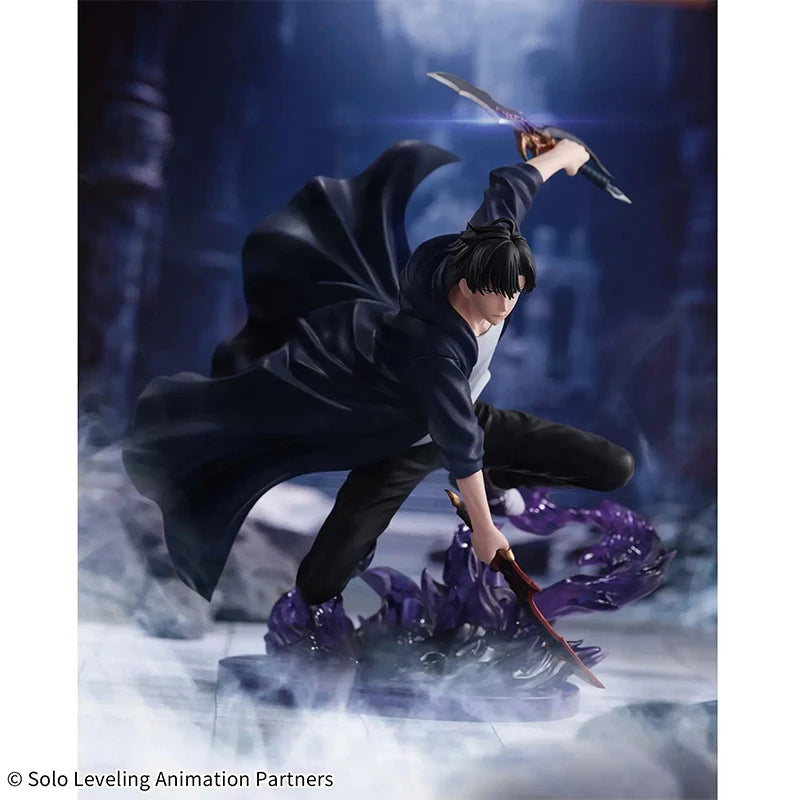 13cm Figurine Bandai Original Solo Leveling (édition Espresto Excite Motions Vol.1) | Figurine d'action officielle de Sung Jin-Woo, inspirée de l'anime Solo Leveling. Modèle détaillé, parfait pour les collectionneurs et comme cadeau