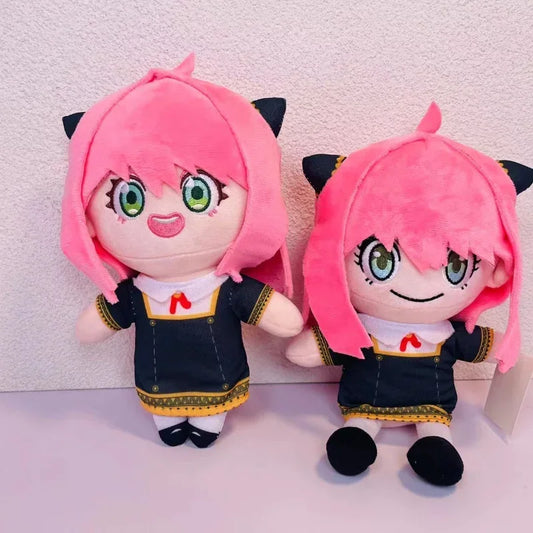 Peluche ESPÍA×FAMILIAR | Adorables peluches que representan a Anya, Yor y Quimera. Suaves y kawaii, estos peluches son perfectos como regalo de Navidad para niños y fanáticos del anime. 