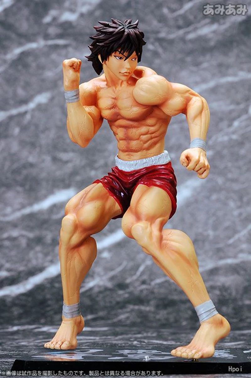 Figura Hanma Baki de 15 cm | Figura de PVC de 15 cm que representa a Baki, de Baki the Grappler. Ideal como regalo de cumpleaños para niños o coleccionistas.