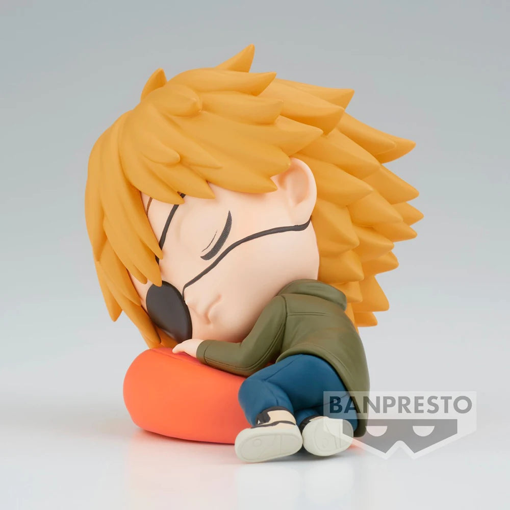 Figurine Bandai Banpresto (édition Q Posket) Chainsaw Man | Figurine en PVC de Denji (Version Endormie), idéale comme décoration de bureau ou pièce de collection. Cadeau parfait pour les enfants et les amateurs d'anime