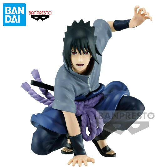 12cm Figurine Bandai Banpresto Naruto Shippuden | Modèle d'action représentant Uchiha Sasuke, figurine de collection pour les fans d'anime. Parfait comme cadeau ou décoration