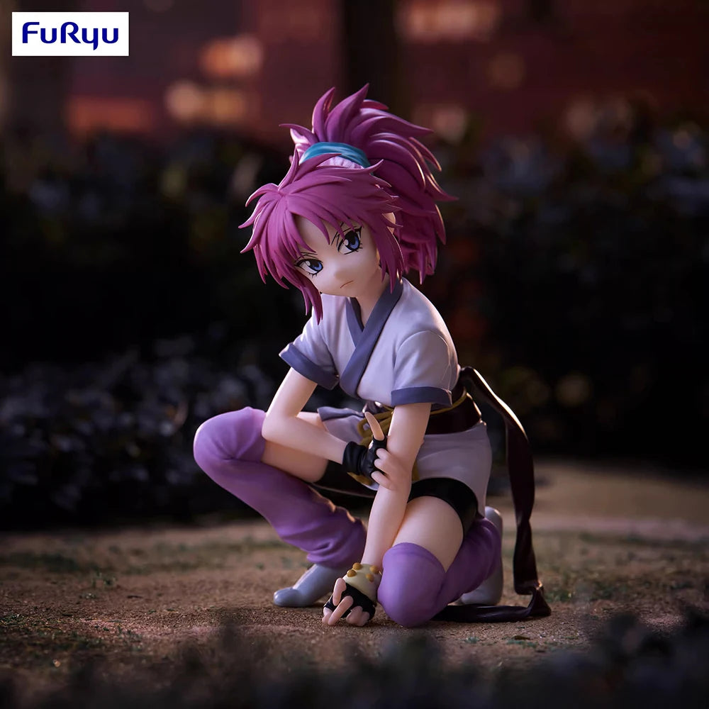 Figura original FuRyu Noodle Stopper de 10 cm - Hunter x Hunter | Figura de Machi Komacine perfecta como regalo para amantes y coleccionistas del anime.