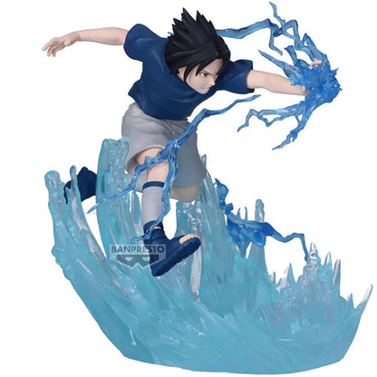 12cm Figurine Bandai Banpresto Combination Battle edition | Figurines originales d'action de Sasuke Uchiha et Naruto Uzumaki en plein combat. Modèles décoratifs parfaits pour les fans et les enfants