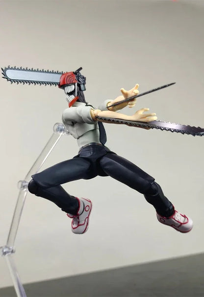 17cm Figurine Figma #586 Chainsaw Man | Figurine Denji avec Pochita, modèle articulé de haute qualité, comprenant accessoires et détails précis. Idéal pour les fans et collectionneurs. Parfait comme jouet, décoration ou cadeau