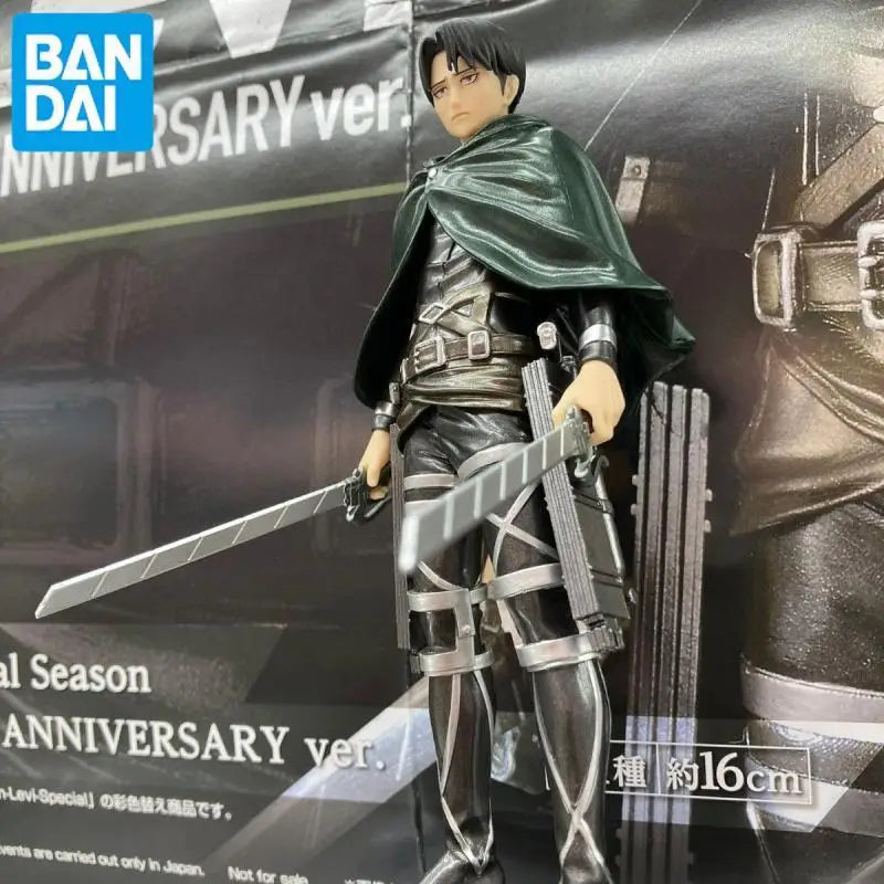 Figurine Bandai Attack on Titan | Figurine officielle Banpresto de Levi Ackerman pour les fans de l’anime Attack on Titan. Ce modèle de collection authentique Bandai est parfait pour enrichir une collection ou offrir en cadeau