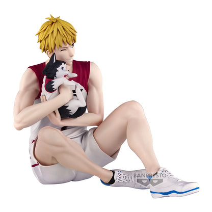 Figurines BANDAI BANPRESTO Kuroko's Basketball LAST GAME | Figurines d'anime de Kuroko, Kagami, Aomine, Akashi, Murasakibara, Kise et Midorima en position décontractée avec le chiot Kuro Junior. Idéal pour les fans et collectionneurs