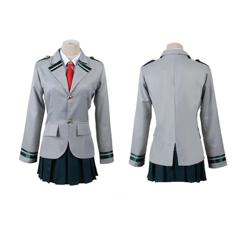 Cosplay complet UA Hero Academy de l'uniforme scolaire des héros de l'anime. Parfait pour les cosplay et les événements comme Halloween. Unisexe, idéal pour les fans de Boku No Hero Academia.