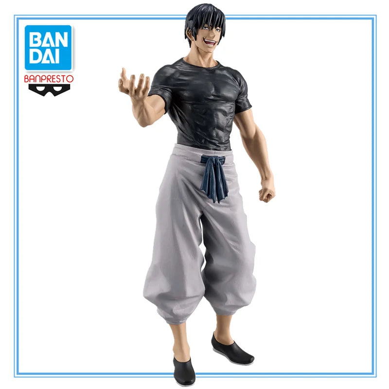 17cm Figruine BANPRESTO Jujutsu Kaisen | Figurine PVC de Toji Fushiguro en pleine action. Modèle idéal pour les collectionneurs et les fans