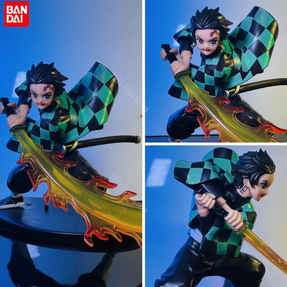 Figurines Demon Slayer | Figurines de Tanjiro, Zenitsu et Rengoku, inspirée de l’anime Demon Slayer. Idéale pour la collection, cette figurine détaillée est un excellent choix de cadeau pour les fans de Kimetsu no Yaiba !