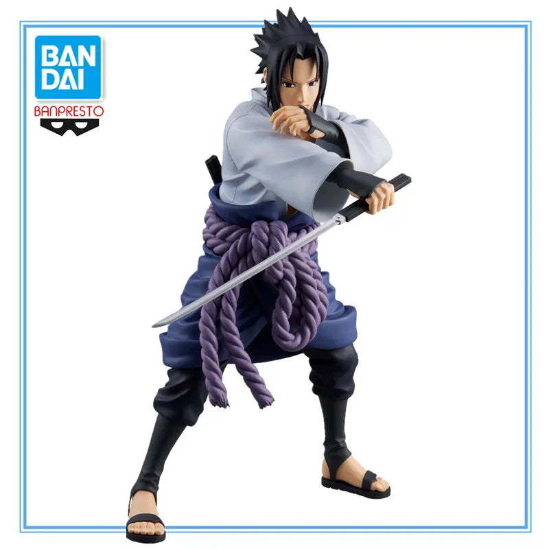 24cm Figurine Originale BANDAI BANPRESTO (Grandista edition) Naruto Shippûden | Figurine d'action en PVC représentant Sasuke Uchiha. Un modèle de collection idéal pour les fans de Naruto, parfait comme cadeau ou décoration