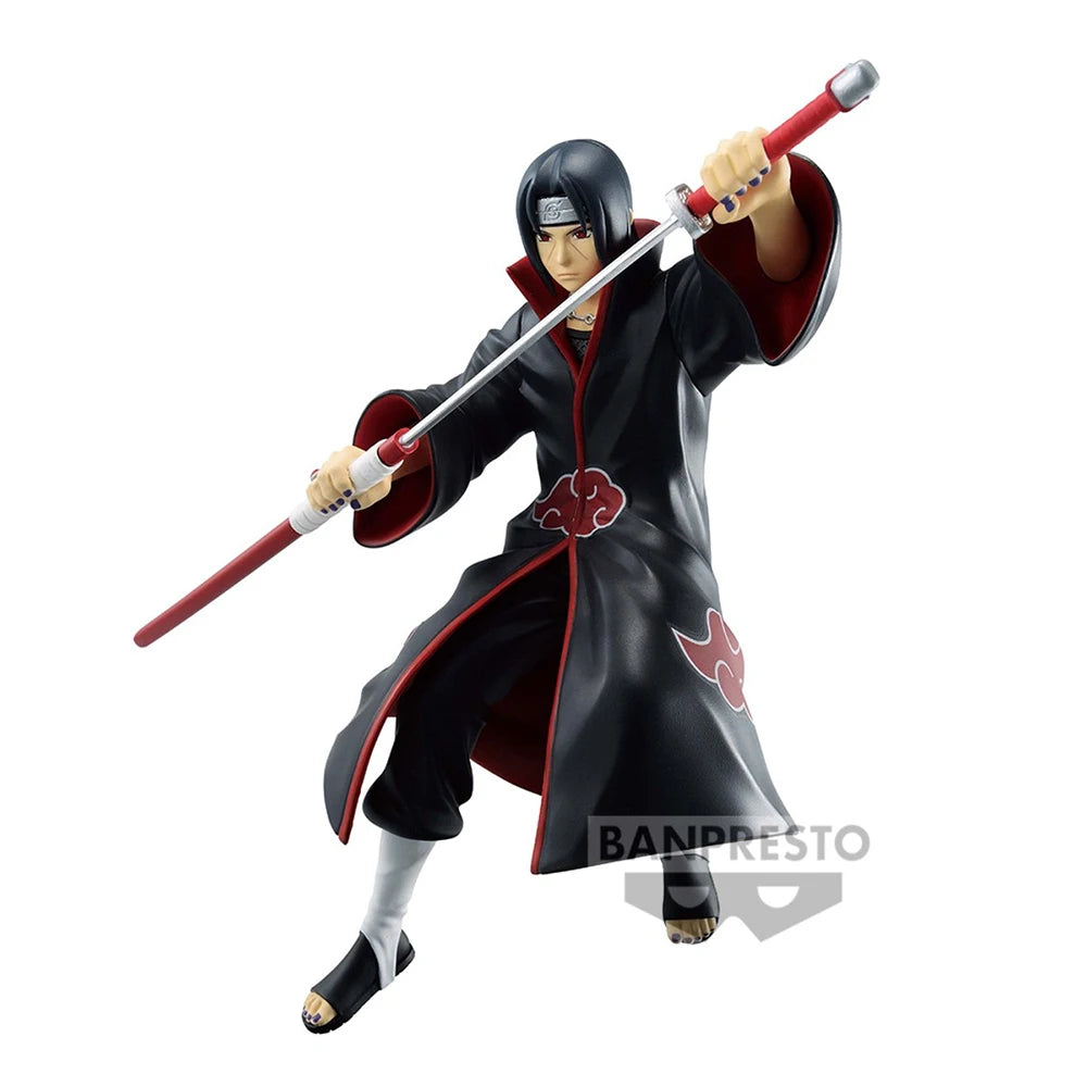 16cm Figurine Bandai Banpresto Naruto | Modèle d'action animé de Uchiha Itachi, ornement de collection en PVC. Un excellent cadeau pour les fans de Naruto et les enfants