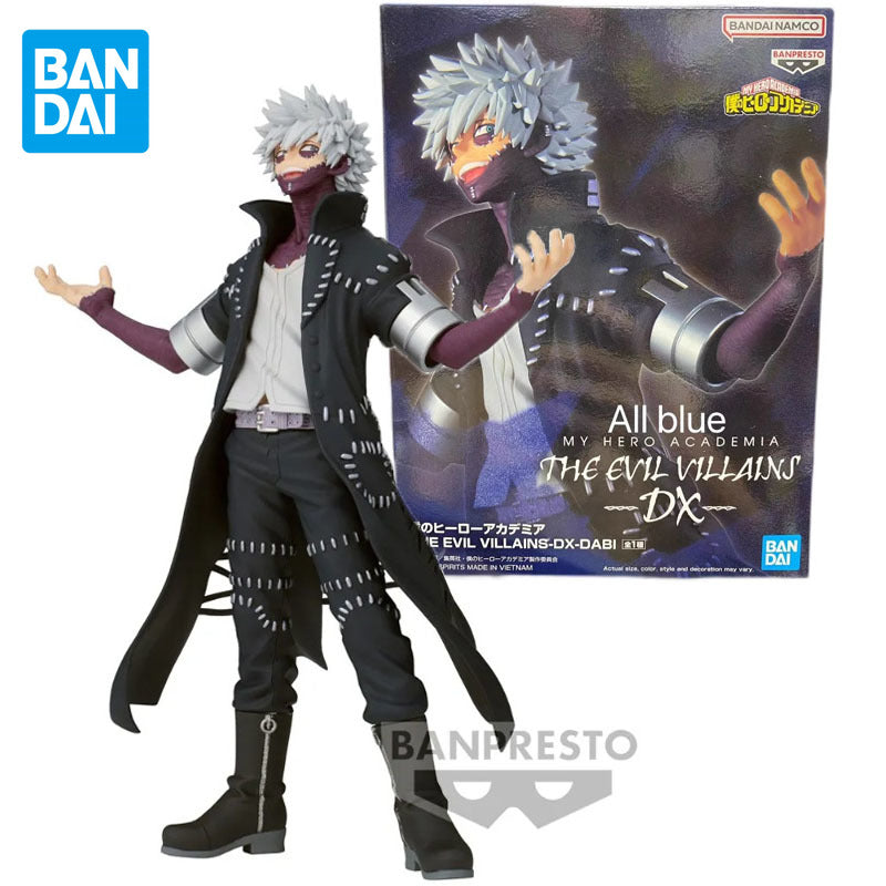 20cm Figurine My Hero Academia BANDAI Original | Découvrez la figurine de Toya Todoroki issue de la collection The Evil Villains DX. En PVC de haute qualité, cette pièce ravira les fans. Parfaite pour les collectionneurs et comme cadeau