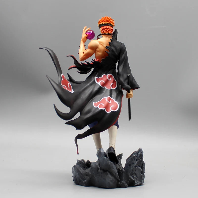 23cm Figurine Naruto | Figurine de collection détaillée du personnage Pain, parfaite pour la décoration de bureau ou comme cadeau d'anniversaire pour les fans de Naruto